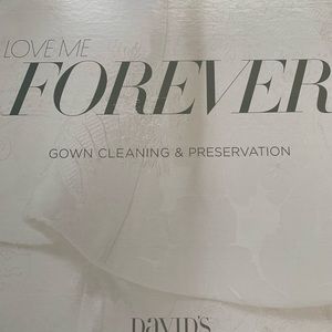 David’s Forever gown cleaning and preservation.